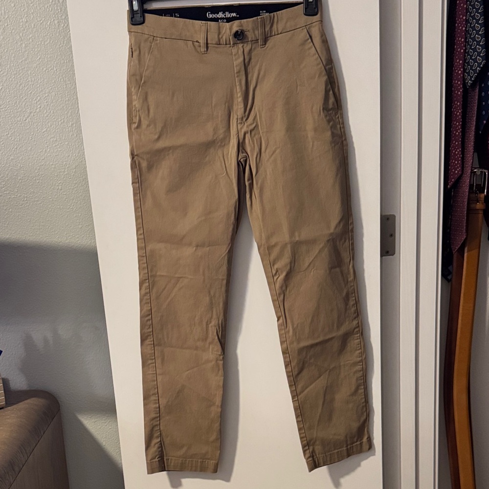 Goodfellow & Co Men's Slim Tan Chinos